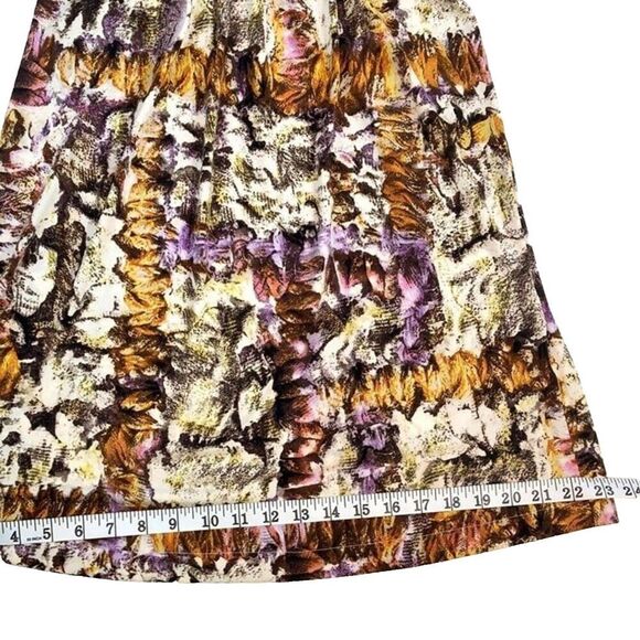 Daisy Fuentes Petite Small Dress - Multi-Color V-Neck Casual Work - Picture 8 of 10